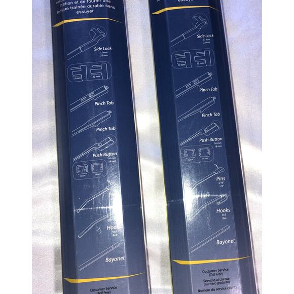 LOT of 2 Goodyear 770-24 Hybrid Wiper 595 mm Blade Replacements - Picture 4 of 6